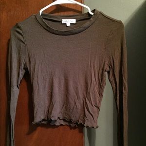 Long Sleeve Crop Top